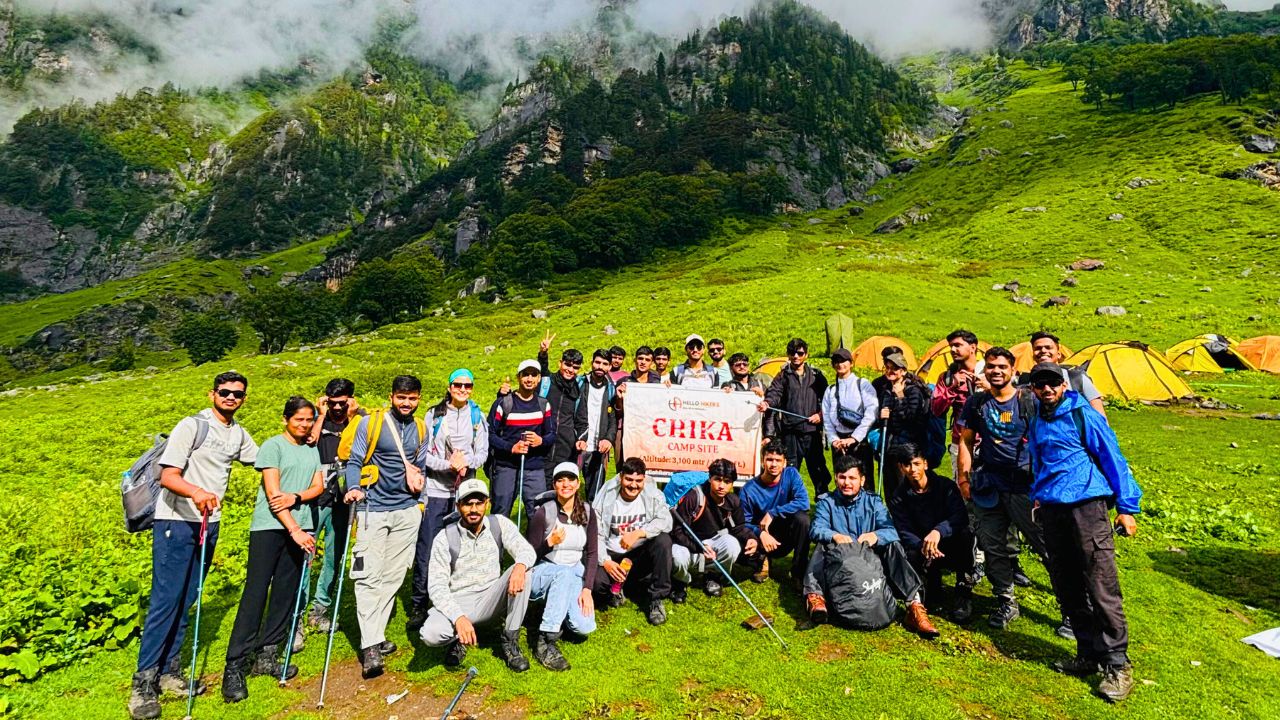 Chika Campsite Hello Hikers Hampta Pass Trek